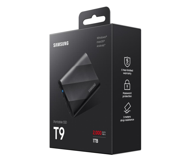 Samsung SSD T9 1TB USB 3.2 Gen 2x2 (20 Gbps) - 1186436 - zdjęcie 7